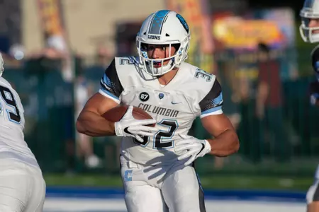 September, 15, 2018, New Britain, Connecticut, United States: during a non conference matchup between Columbia and Central Connecticut State at Arute Field won by the Lions 41-24. Photo: © Brian Foley for Foley-Photography.com.