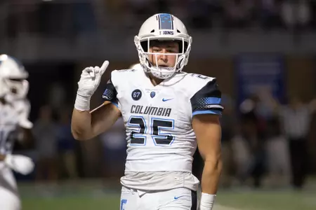 September, 15, 2018, New Britain, Connecticut, United States: during a non conference matchup between Columbia and Central Connecticut State at Arute Field won by the Lions 41-24. Photo: © Brian Foley for Foley-Photography.com.