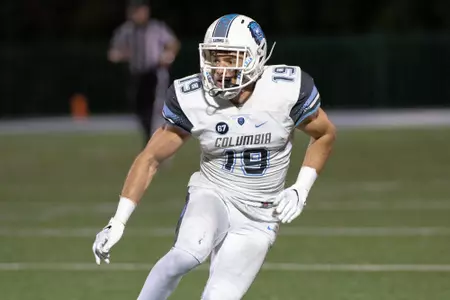 September, 15, 2018, New Britain, Connecticut, United States: during a non conference matchup between Columbia and Central Connecticut State at Arute Field won by the Lions 41-24. Photo: © Brian Foley for Foley-Photography.com.