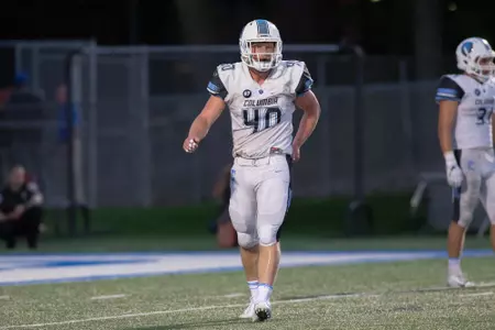 September, 15, 2018, New Britain, Connecticut, United States: during a non conference matchup between Columbia and Central Connecticut State at Arute Field won by the Lions 41-24. Photo: © Brian Foley for Foley-Photography.com.