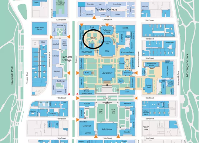 DIRECTIONS TO DODGE FITNESS CENTER & FRANCIS LEVIEN GYMNASIUM