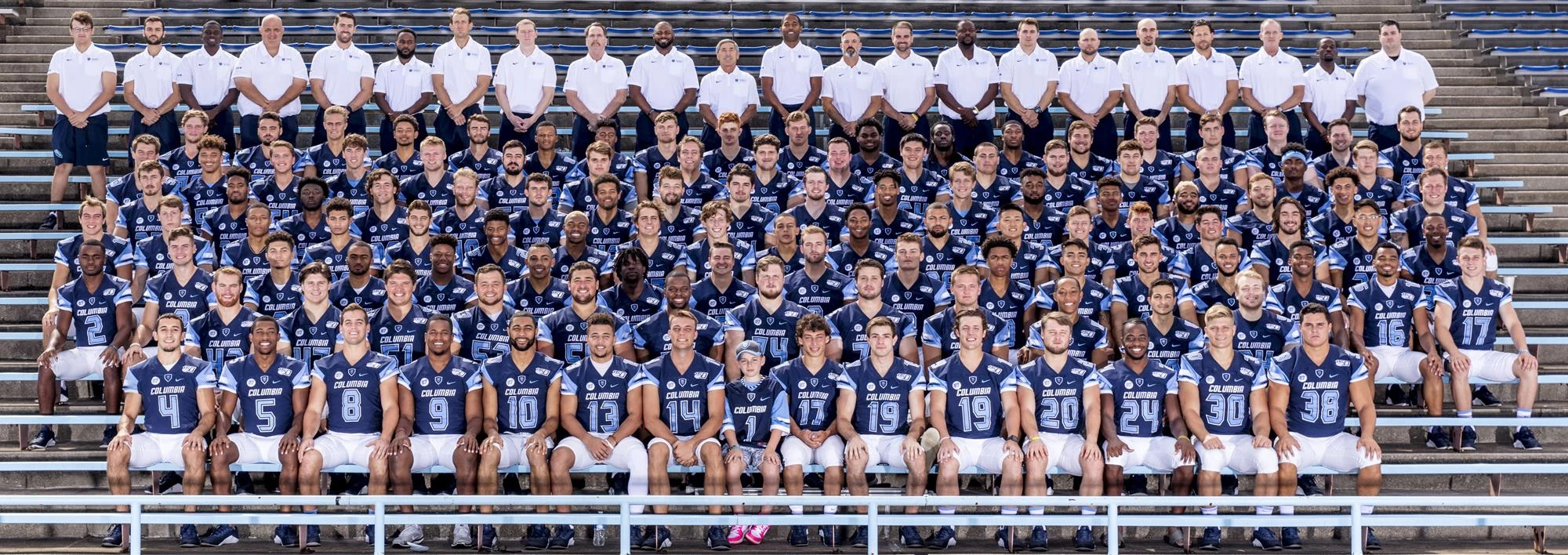 2019 Columbia Football Team Photo