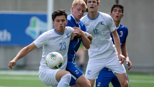 Beta Carillo 2019 at Creighton Fighting for Ball