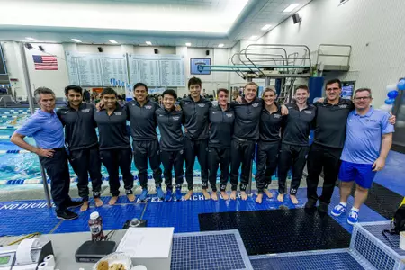 Columbia men's swimming and diving senior day 2020