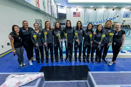 Columbia women's swimming and diving 2020 senior day