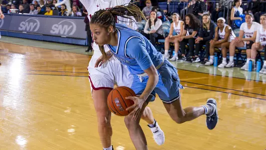 Kaitlyn Davis Baseline Dribble vs Harvard