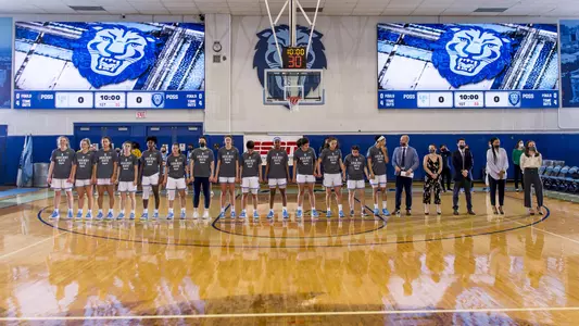 Women's Basketball Wide Anthem Lineup 2021
