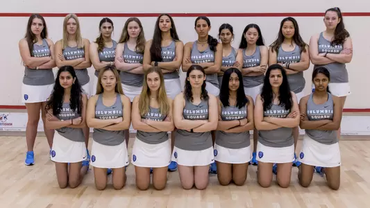 Women's Squash Team Web Headline 2021-22