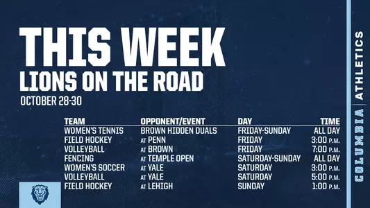 Lions on the Road October 28-30 2022