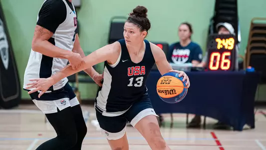 Camille Zimmerman Team USA 3x3 Practice Shot