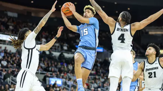 Nov. 26, 2022; Providence, Rhode Island, USA; Columbia Lions guard Geronimo Rubio De La Rosa (15) during a non conference game between Columbia and Providence College at the Amica Mutual Pavillion. The Friars won the game 78-64 over the Lions. Photo by Brian Foley for Foley-Photography.com.