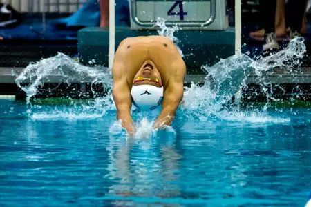 Men's swimming vs. Army