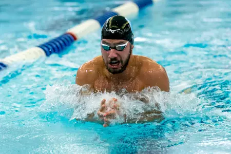 Men's swimming vs. Army