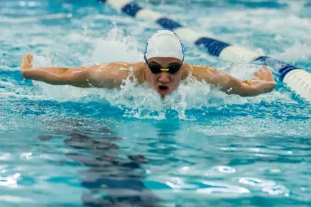 Men's swimming vs. Army