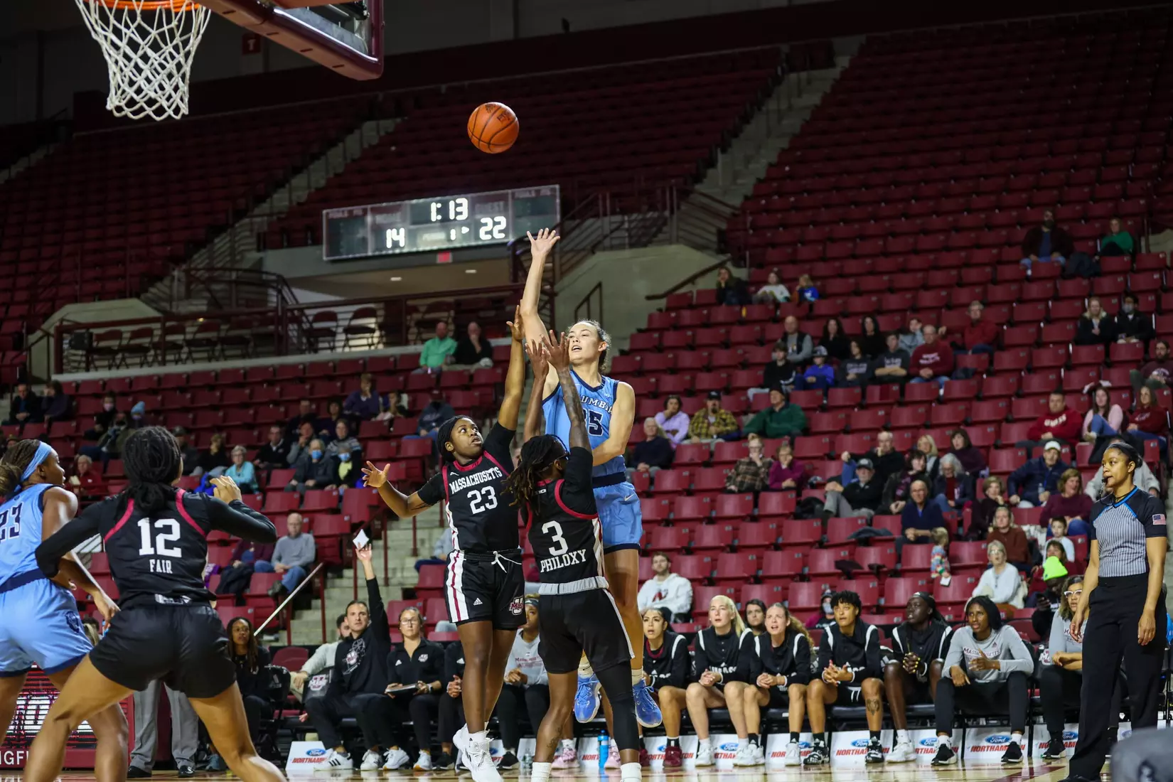 Columbia versus UMass (Dec. 10, 2022)