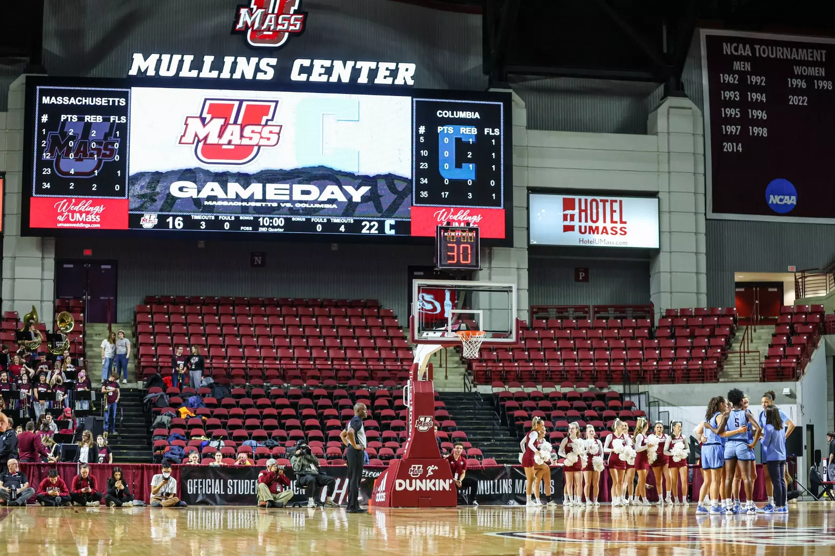 Columbia versus UMass (Dec. 10, 2022)
