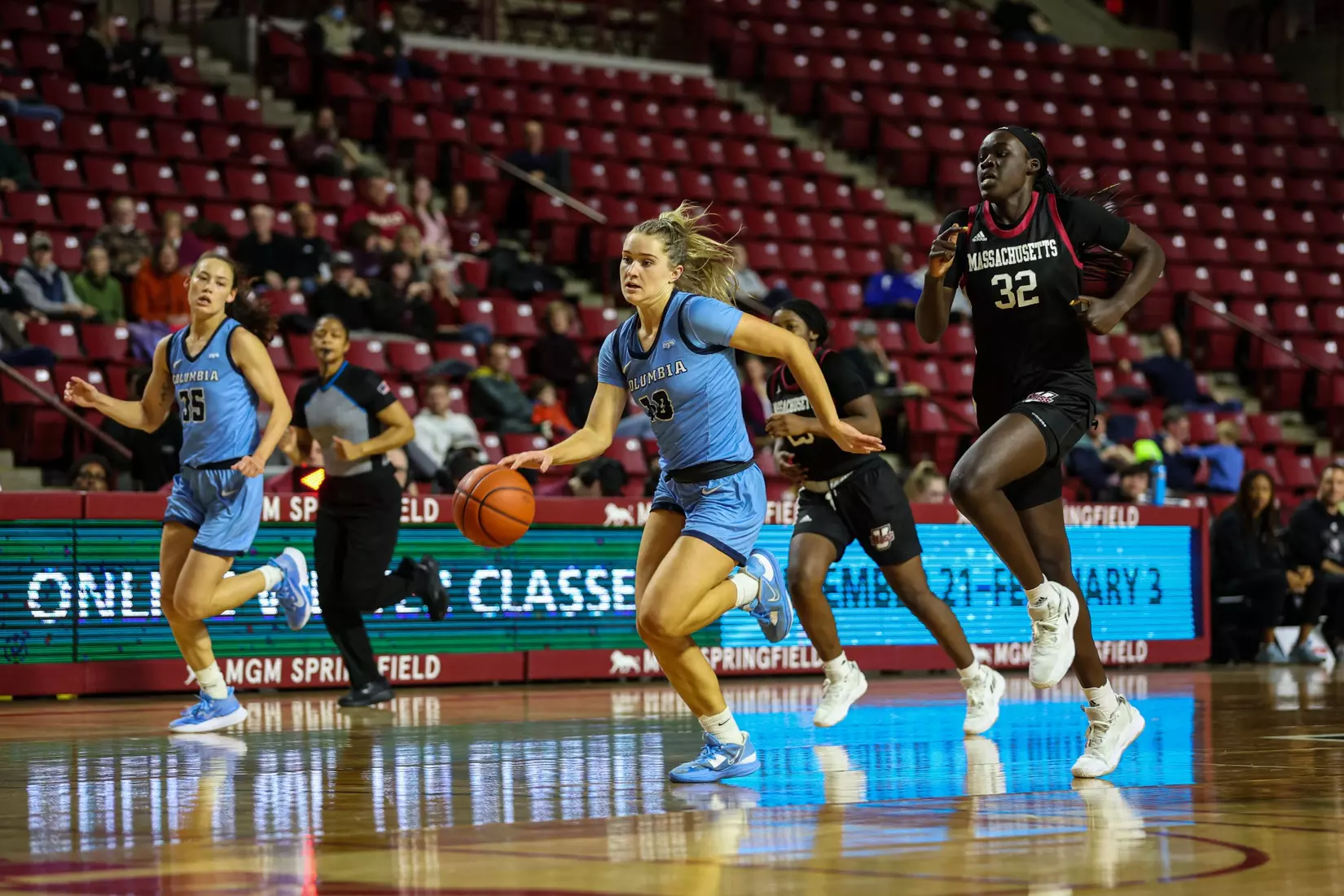 Columbia versus UMass (Dec. 10, 2022)