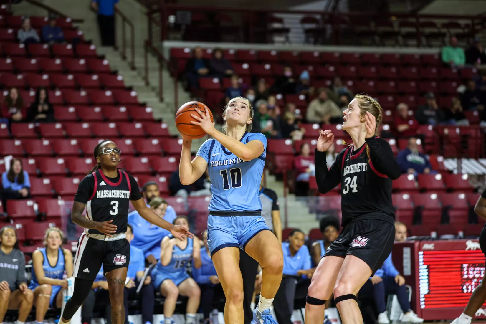 Columbia versus UMass (Dec. 10, 2022)