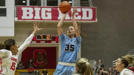 Abbey Hsu at Cornell 3-pointer 2022