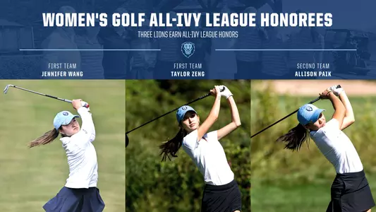 All Ivy League Women's Golf Graphic
