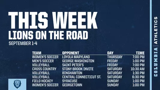 Lions on the Road September 1-4 V34