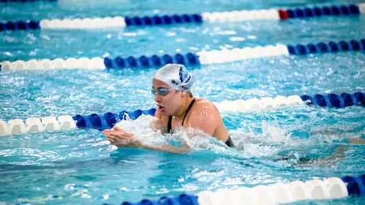 Women's Swimming & Diving Defeats Brown in Thriller at Uris Natatorium Image