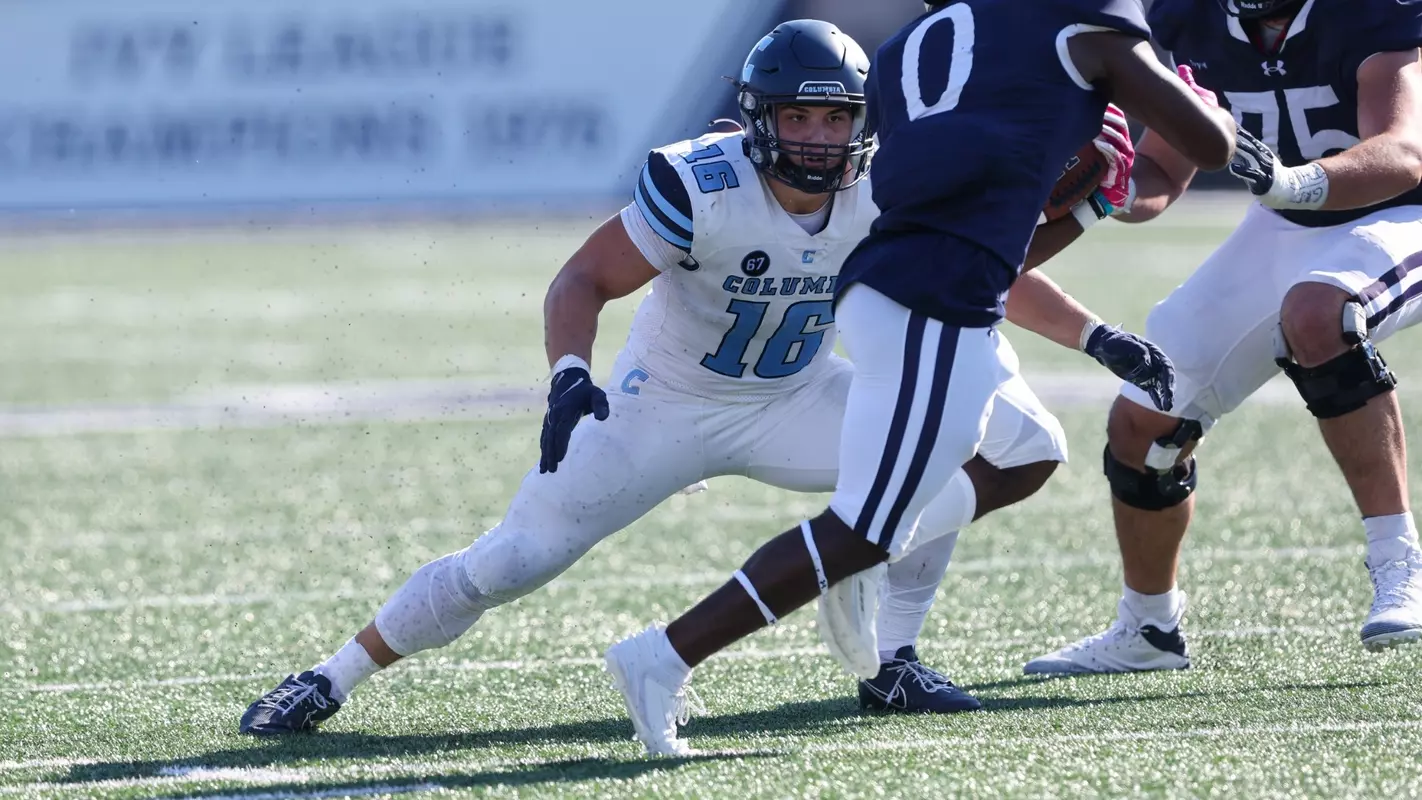 Oct. 28, 2023; New Haven, Connecticut, USA; during a nonconference matchup between Columbia and Yale at . Photo by Brian Foley for Foley Photography.