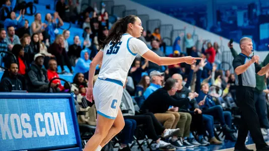 Abbey Hsu vs Northeastern 2023 after Made 3 Point