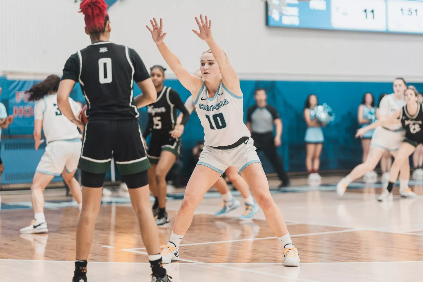 Columbia University women's basketball vs. Wagner (12/10/2023).