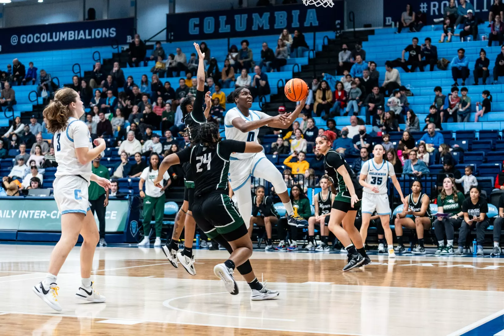 Columbia University women's basketball vs. Wagner (12/10/2023).