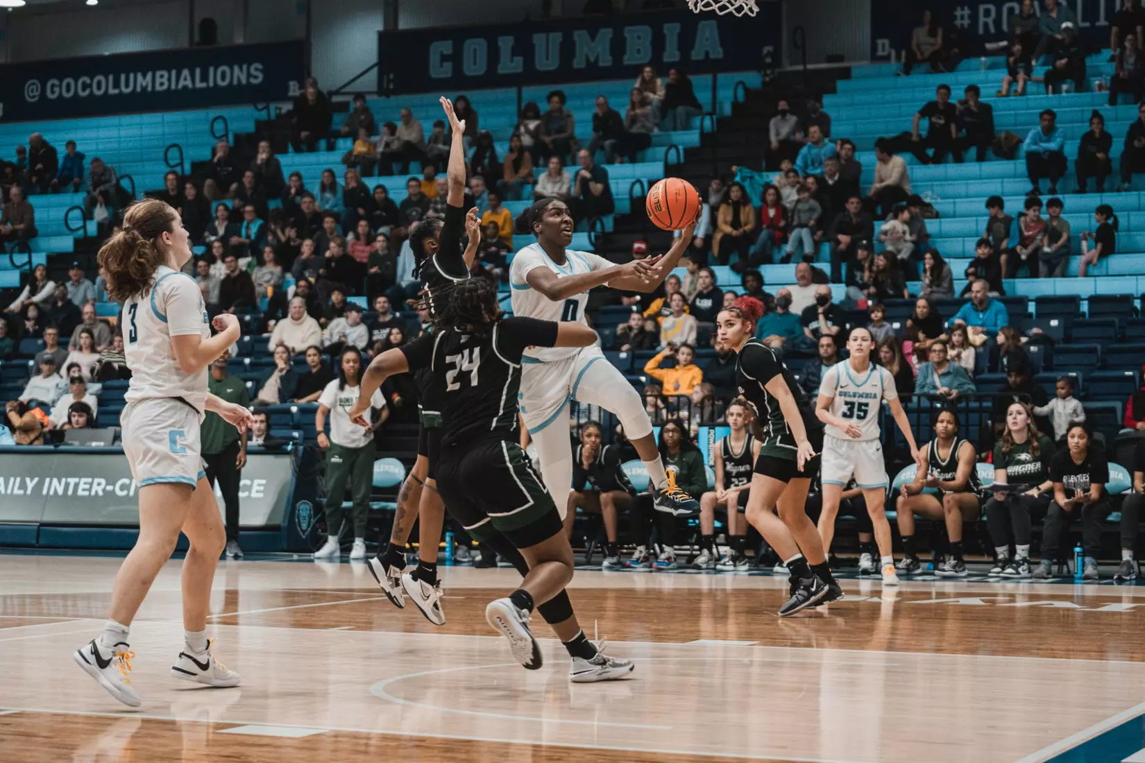 Columbia University women's basketball vs. Wagner (12/10/2023).