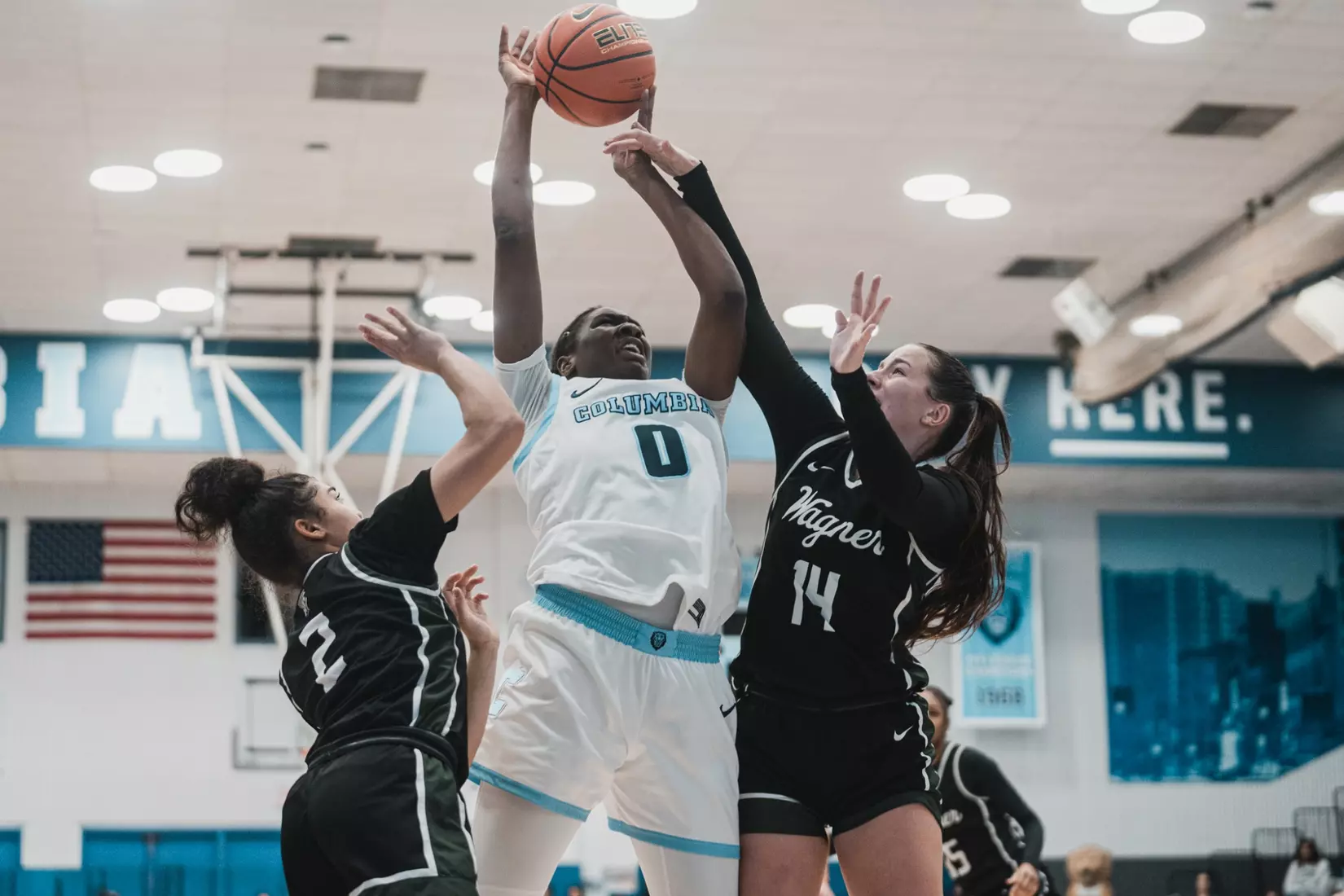 Columbia University women's basketball vs. Wagner (12/10/2023).