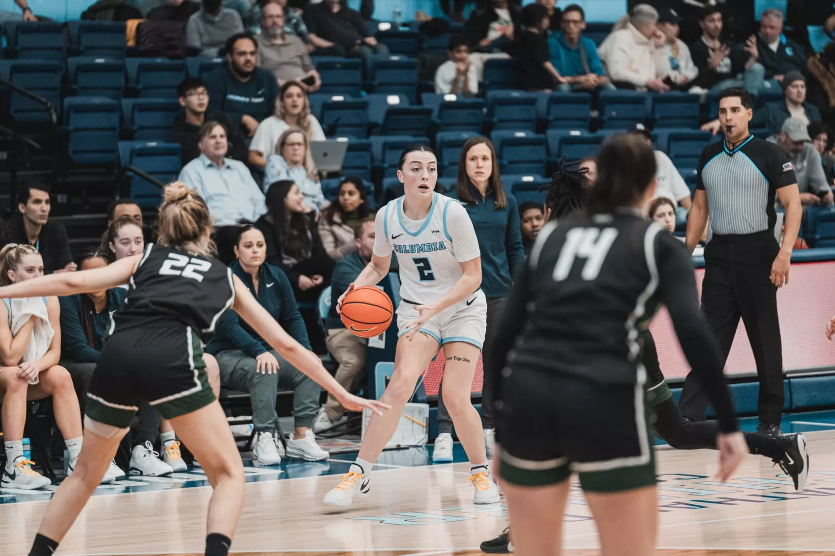 Columbia University women's basketball vs. Wagner (12/10/2023).