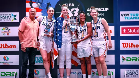 Camille Zimmerman Gold 2023 AmeriCup Trophy Photo