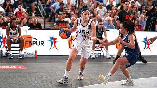 Camille Zimmerman 2023 FIBA Women's AmeriCup Action