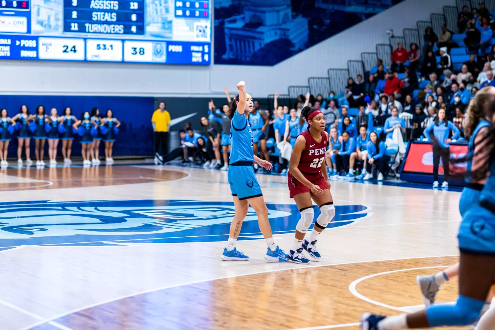Columbia Women's Basketball vs. Penn (2/3/23)