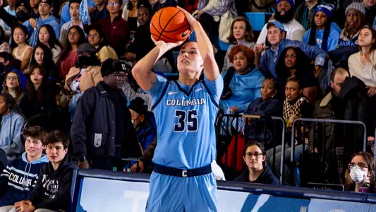 Abbey Hsu Rising for Shot versus Penn 2023