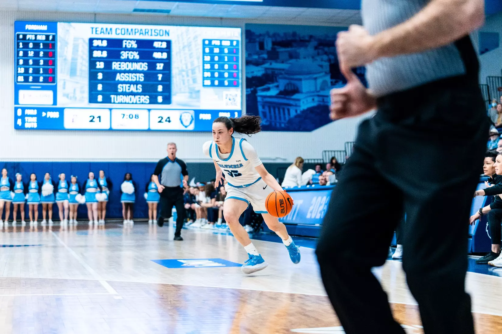 Columbia women's basketball defeats Fordham in the second round of the WNIT