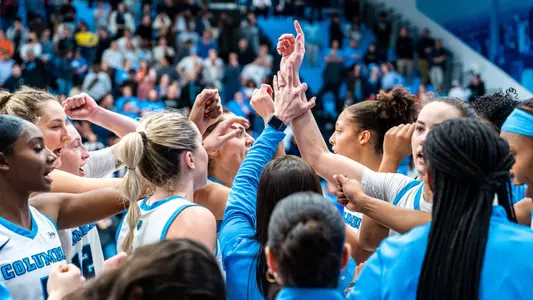 Columbia WBB Huddle Stock WNIT 2023