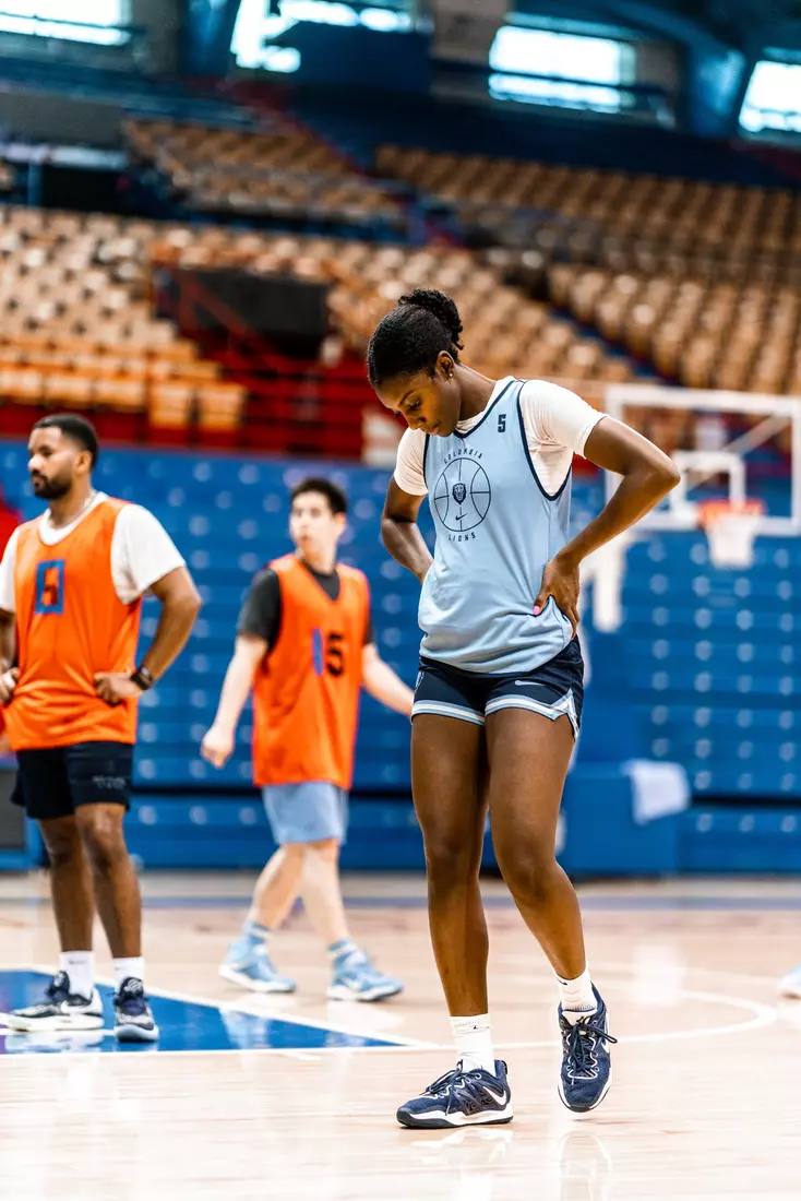 Columbia WBB practices at historic Allen Fieldhouse in preparation for the 2023 WNIT Championship Game against Kansas