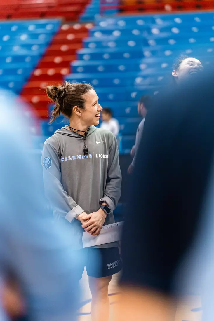 Columbia WBB practices at historic Allen Fieldhouse in preparation for the 2023 WNIT Championship Game against Kansas