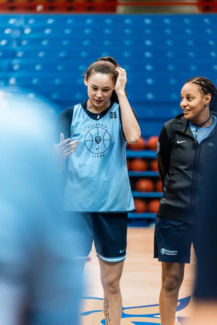 Columbia WBB practices at historic Allen Fieldhouse in preparation for the 2023 WNIT Championship Game against Kansas