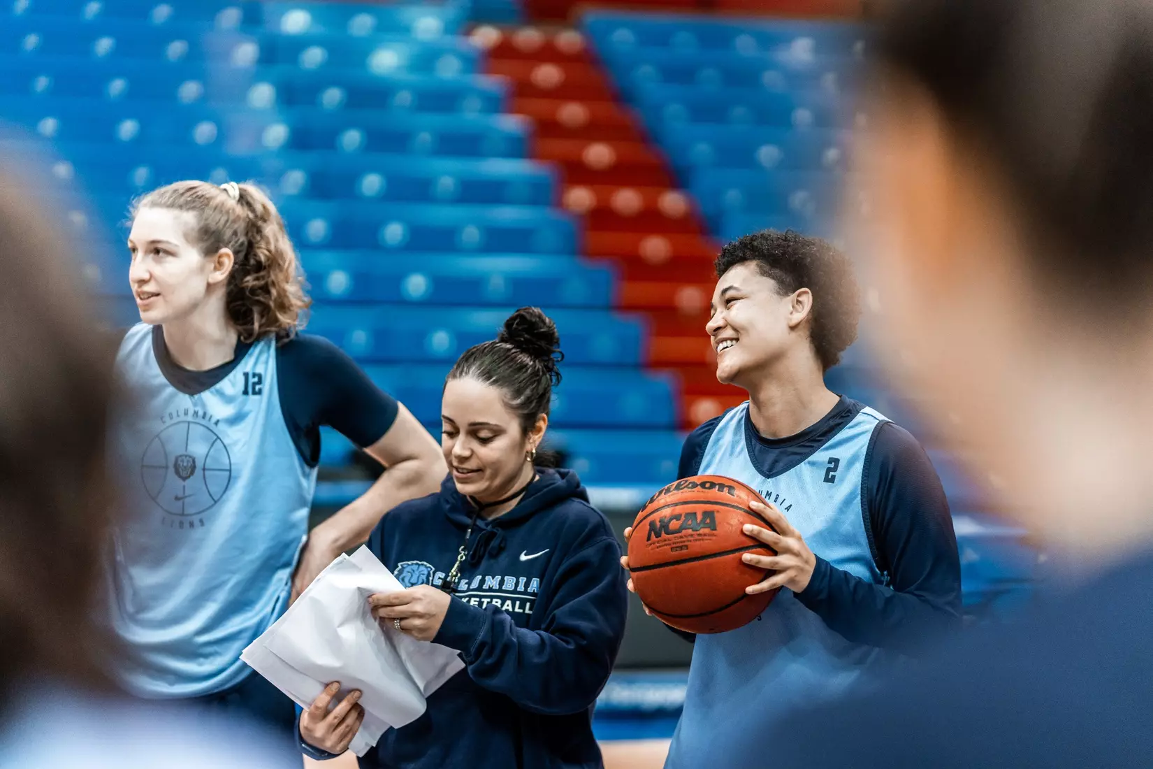 Columbia WBB practices at historic Allen Fieldhouse in preparation for the 2023 WNIT Championship Game against Kansas