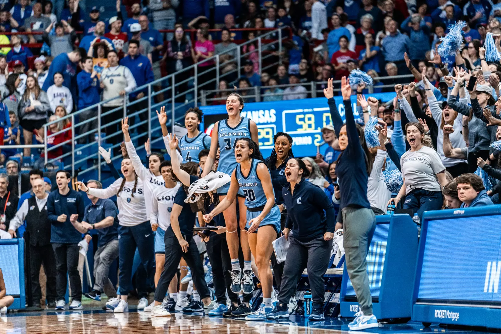 Columbia vs. Kansas (2023 WNIT Championship Game)