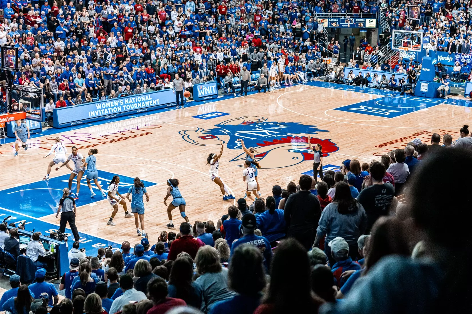 Columbia vs. Kansas (2023 WNIT Championship Game)
