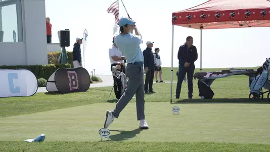 Nathan Han 2023 Ivy League Men's Golf Championship Tee Off