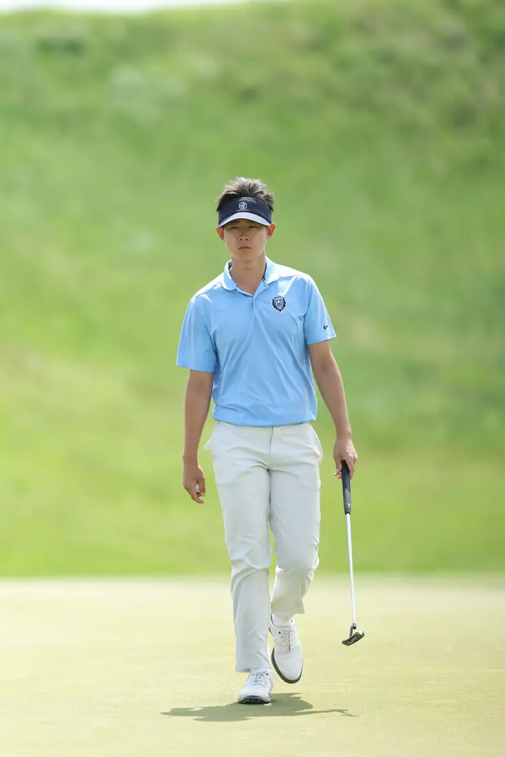 Nathan Han at the 2023 NCAA Men's Golf Regional in Bath, Michigan (Eagle Eye Golf Club)