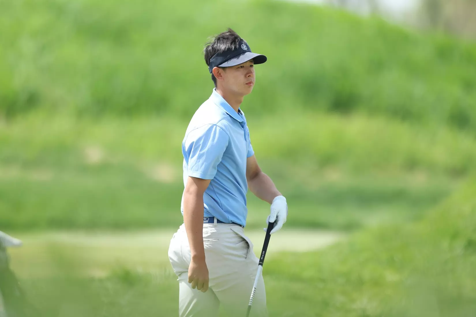 Nathan Han at the 2023 NCAA Men's Golf Regional in Bath, Michigan (Eagle Eye Golf Club)