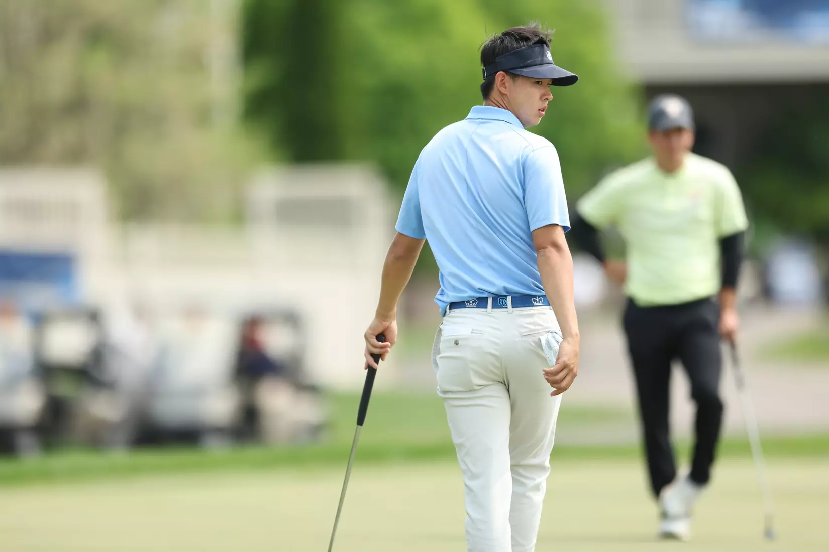 Nathan Han at the 2023 NCAA Men's Golf Regional in Bath, Michigan (Eagle Eye Golf Club)