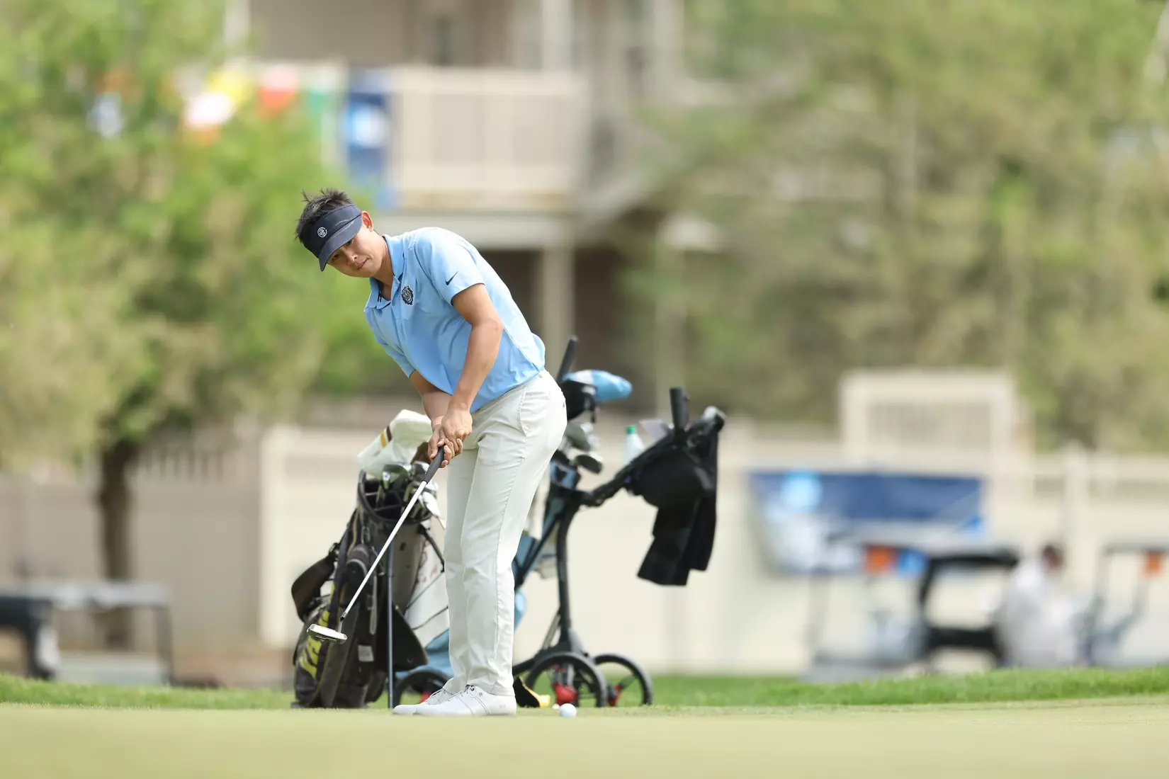 Nathan Han at the 2023 NCAA Men's Golf Regional in Bath, Michigan (Eagle Eye Golf Club)